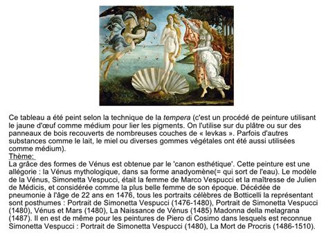 canal vénus|LArt en Question 3 : La Naissance de Vénus de Botticelli